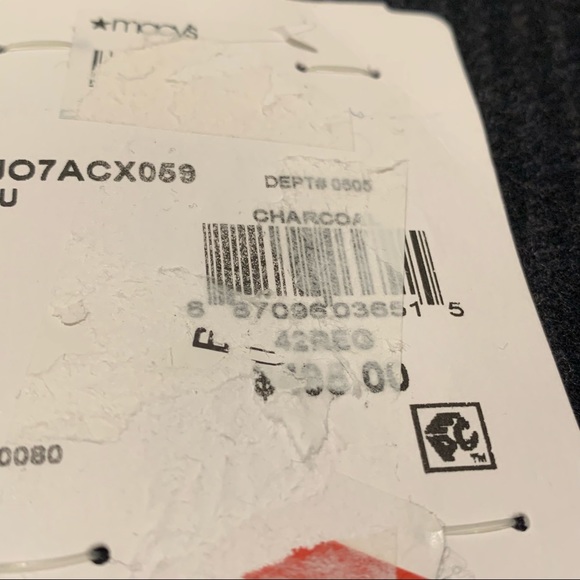 COPY - Calvin Klein Men's Malibu Slim-Fit Charcoal Plaid Overcoat - Picture 9 of 13